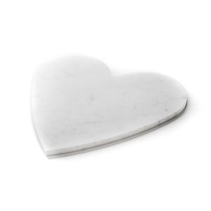 Planche à découper en forme de coeur blanc Plateau de cuisine élégant pour couper l'affichage de service Cadeau Design élégant avec utilisation polyvalente - Product Image 1