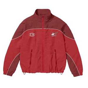 ชุดเซ็ต 2 ชิ้น กางเกงวอร์มขายส่งปี 2025 สำหรับทุกเพศทุกวัย ไซส์ใหญ่ ผ้าไนลอน ซิปหน้า เนื้อผ้านุ่ม ชุดกันลม ปลายขาจั๊มพ์ - Product Image 3