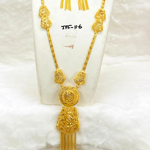 24K Plaqué Or Dubaï Vintage Mode Bijoux Collier Ensemble Boucles D'oreilles Bracelets Peignes Broches Cuivre Matériel pour la Bulgarie - Product Image 1