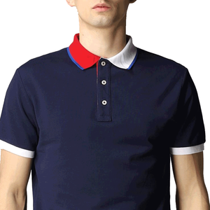 Chemise Homme Haute Qualité Brodé Prêt à l'Exportation Tissu Tricoté Polyester/Coton Séchage Rapide Respirant Manches Courtes Vente Directe Usine - Product Image 3