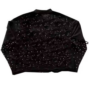 เสื้อสเวตเชิ้ตผู้ชายประดับเพชร ผ้าเนื้อนุ่มสบาย สไตล์ลำลองสำหรับแฟชั่นสตรีทสมัยใหม่ เสื้อสเวตเชิ้ตผู้ชายประดับเพชร - Product Image 1