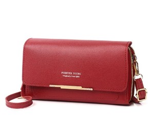 Monedero de doble capa de gran capacidad de estilo coreano para mujer, bolso de hombro/bolso cruzado multifuncional - Product Image 2