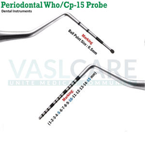 Sonde parodontale dentaire Poignée en silicone Kit de remplissage composite Instruments chirurgicaux par Vaslcare - Product Image 3