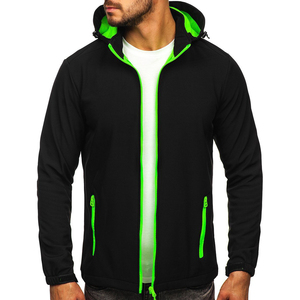 Sudadera con Capucha de Algodón Térmico 100% de Alta Calidad para Hombre, Diseño a Cuadros, Bolsillos Desgastados y Cremallera para Ropa Urbana de Invierno - Product Image 2