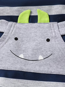 Ensemble de barboteuse décontractée à manches courtes pour bébé, col rabattu et body à col rond, vêtements d'été pour tout-petits et bébés garçons - Product Image 5