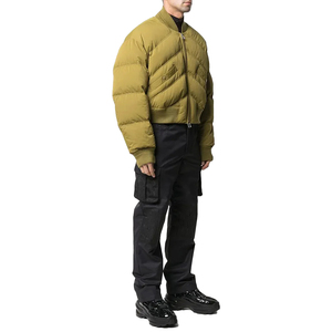Veste matelassée XL à col montant pour hommes, vêtements d'extérieur décontractés, nouveau design, manteau d'hiver avec rembourrage en duvet, tissu en toile de haute qualité - Product Image 2