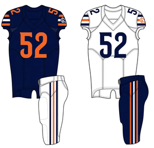 Venta al por mayor Sublimación Ropa de fútbol americano Práctica Jersey y pantalones Poliéster Uniformes de fútbol americano para adultos/jóvenes - Product Image 3