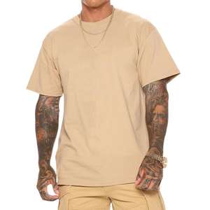 Vente en gros T-shirts boxy 100% coton délavés à la pierre à l'acide T-shirts personnalisés vintage surdimensionnés pour hommes - Product Image 1