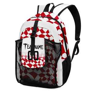 Custom Printed Luxury <b>Corduroy</b> Team Sublimation <b>Backpack</b> Letter Large Capacity Gym Travel School Outdoor Sports Durable Portable - Product Image 5