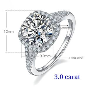 แหวนหมั้นเพชรเลี้ยงในห้องปฏิบัติการสุดหรู ดีไซน์วินเทจ ตัวเรือนเงินแท้ 925  รับรองโดย IGI เครื่องประดับชั้นดีสำหรับทั้งชายและหญิง เหมาะสำหรับงานแต่งงาน - Product Image 6