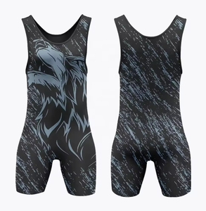 Singletes de Lucha Personalizados de Pakistán, Unisex, Económicos, Transpirables, de Spandex/Nailon, de Alta Calidad, con Impresión por Sublimación, Color/Logotipo Personalizados - Product Image 2