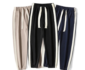 Pantalones de chándal informales para gimnasio para hombre, pantalones de chándal de verano de secado rápido con cierre elástico a media cintura, cómodos pantalones de entrenamiento para adultos - Product Image 1