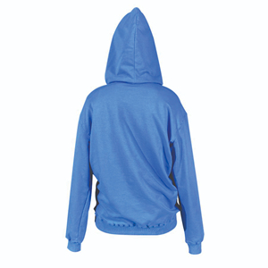Sudadera con capucha de seda de lujo de alta calidad 100% algodón Logotipo personalizado Fleece Heavyweight Blank Cover Inner Satin Lined Women Hoodie - Product Image 3
