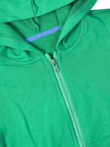 Sweat-shirt à capuche zippé en coton 100% pour homme, unisexe, décontracté, en coton tricoté, couleur unie, coupe classique, pour l'automne - Product Image 5
