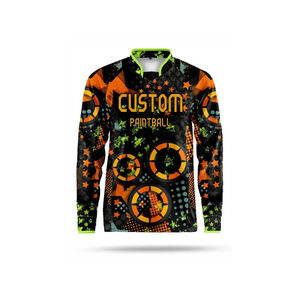 Camisetas de tiro, camiseta de paintball sublimada con camiseta de Paintball de alta calidad, camisetas de tiro con estampado para hombres - Product Image 4