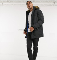 Veste parka à capuche détachable personnalisée