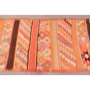พรมคิลิมวินเทจ ขนาด 2.7x10.2 ฟุต (83x312 ซม.) สีส้มไล่เฉดแบบตุรกี - Product Image 4