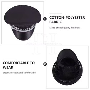 หมวกเครื่องแบบเจ้าหน้าที่พร้อมงานปัก - Product Image 5