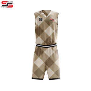 Maillot de basket-ball respirant par sublimation avec broderie personnalisée OEM Vente en gros uniforme de basket-ball à séchage rapide - Product Image 1