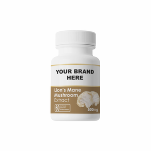 100% Services de marque privée purs et naturels Capsules de crinière de lion | Extrait de crinière de lion | Complément alimentaire - Product Image 1