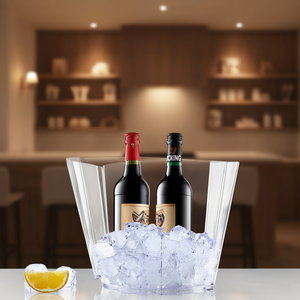 Secchiello portaghiaccio Metacrilato (18,5x30x21,3cm) para 2 botellas VICKING Transparente 3025 - Product Image 3