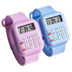 Reloj Calculadora Digital para Niños, Reloj de Plástico con Pantalla Numérica para Niños - Product Image 1