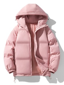 Blousons matelassés pour femmes, personnalisables, en coton épais, avec logo personnalisé, manches longues, couleur violette, vente en gros - Product Image 5