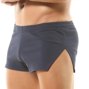 Calzoncillos Boxer de Algodón 100% para Hombre, Cintura Alta Elástica, Sólidos, Casuales, Transpirables, Cómodos, Deportivos - Product Image 4