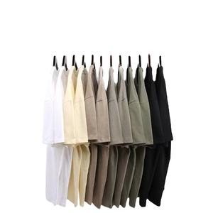 เสื้อยืด240GSM ครอปโอเวอร์ไซส์สำหรับผู้ชายเสื้อครอปโอเวอร์ไซส์ทำจากผ้าฝ้าย100% น้ำหนักมาก - Product Image 1