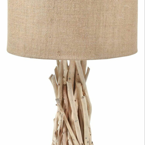 Durable Modern Extendable Solid Wood Driftwood Table Lamp for Home Hotel <b>Bar</b> Dining Workshops Villas Living Room <b>Furniture</b> - Product Image 1