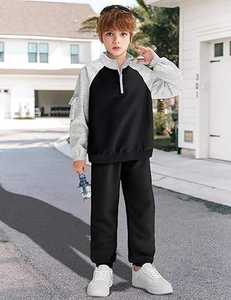 Nuevo diseño, venta al por mayor, chándal informal de invierno personalizado para niños, traje de jogging de algodón y poliéster ligero transpirable de alta calidad - Product Image 4