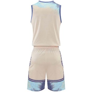 Conjuntos de Uniformes de Baloncesto de Poliéster para Adultos Unisex, Talla Grande, Secado Rápido, Absorbe la Humedad, Ropa Deportiva de Verano, Diseño Estampado, BSCI - Product Image 6