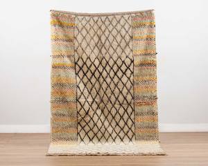 Zick Zack – tapis en laine avec impression 3D douce, Design marocain noué à la main, vente en gros pour salons modernes - Product Image 4