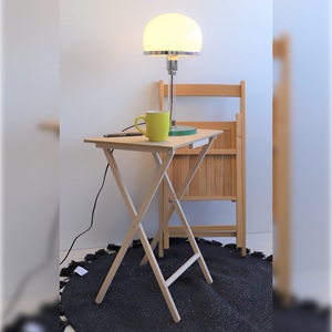 WELL HOME Tavolo Consolle Rettangolare con Finitura Non Verniciata 48x35x64 cm Tavolino Laterale - Product Image 4