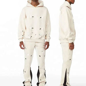 Ensemble pantalons de survêtement et sweat à capuche personnalisés de haute qualité survêtements sweats à capuche respirants ensembles de survêtements pour hommes vente en gros OEM - Product Image 6