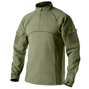 Custom Premium Solid Outdoor Shooting Shirt Training Sessions Breathable Lightweight Performance Sportswear 100% Cotton - Product Image 1