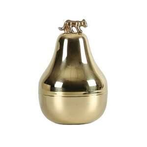 Bougie en cire de soja fabriquée en Inde, porte-bougie en métal pour la décoration de la maison, de l'hôtel, de la table, pour les occasions de Noël, autres pots à bougies - Product Image 3
