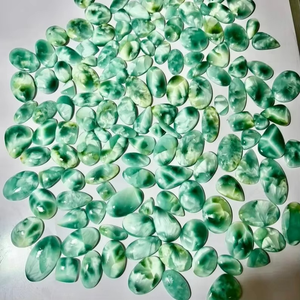 100% Cabochon d'hémimorphite de haute qualité fait à la main pierre précieuse en vrac polie pour la fabrication de bijoux forme mixte - Product Image 1