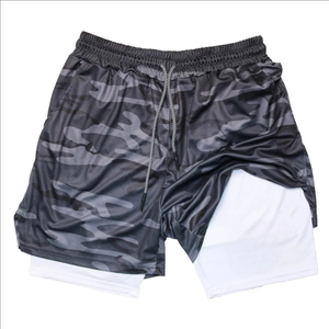 Shorts de compression de fitness OEM, couture durable, qualité professionnelle, matière respirante, vente en gros en vrac, livraison rapide - Product Image 3
