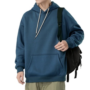 Wholesale 2025 Winter Custom Oversized <b>Plain</b> Cotton Blank Hoodies Pullover Unisex Bulk Plus Size Men's Hoodies <b>Sweatshirts</b> 2026 - Product Image 2