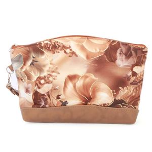 กระเป๋าพิมพ์ลายดอกไม้สำหรับผู้หญิง - สีน้ำตาล - Product Image 2