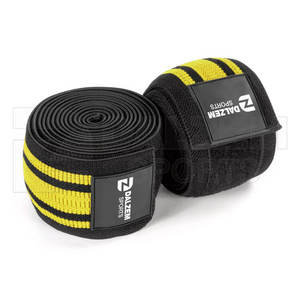 Enveloppes de genou en coton élastique de haute qualité pour l'haltérophilie et la musculation Logo personnalisé Option produit de sécurité de remise en forme - Product Image 3