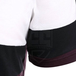 Meilleure vente T-shirt long ajusté surdimensionné pour hommes couleur unie de haute qualité 220 grammes vente en ligne de tissu - Product Image 5