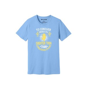 Camiseta informal de algodón 100% con impresión de temas de Buda en 3D, 12 opciones de color, 160-180, colocación de diseño personalizable GSM pesado - Product Image 1