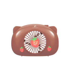 Mini Ventilatore Personale Portatile Ricaricabile con Luce, Colori Pastello, Indossabile e Pieghevole per Uso Domestico e in Auto - Product Image 2