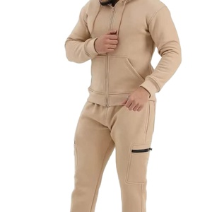 Tissu doux hommes sweat à capuche zippé taille confortable sweat à capuche zippé sweat décontracté à la mode sweat à capuche vêtements de sport blanc uni - Product Image 5