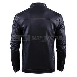 Vente en gros Oem Meilleure vente veste en cuir véritable 2025 veste en cuir pour hommes respirante de haute qualité 100% cuir véritable - Product Image 2