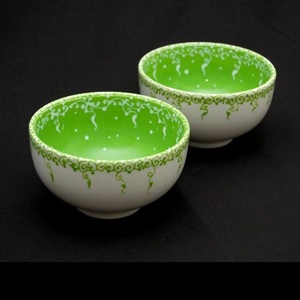 Cuenco de cerámica de estilo clásico para casa, Hotel, restaurante, fruta, sopa, cuenco para desayuno, almuerzo, cena, pintado a mano - Product Image 3