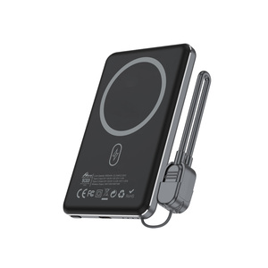 HOME Digitalome HPK-055 Portable 5000mAh <b>Power</b> <b>Bank</b> with Type C Fast Wireless Charging 20W <b>Bank</b> <b>Power</b> Station - Product Image 1