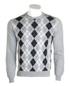 Pull Argyle à manches longues pour hommes, matériau durable, fabriqué sur mesure, offre spéciale, pull Argyle respirant à la mode - Product Image 1